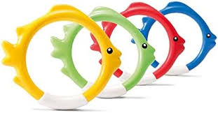 Intex Jeux de plongée Fish Rings