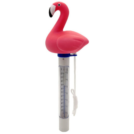 Thermomètre flamand rose